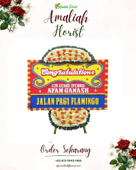 Sewa Papan Bunga Santua